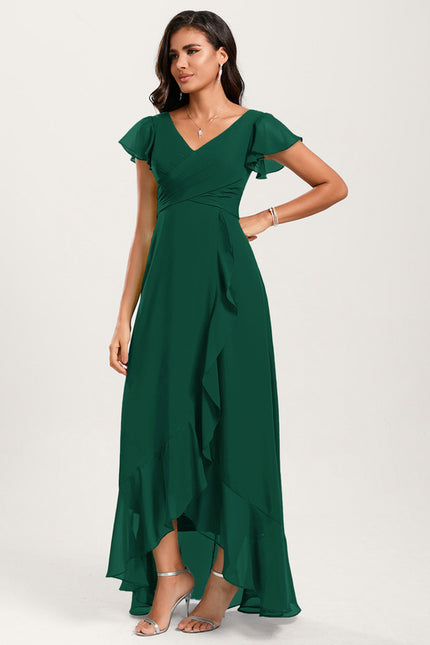 Robe Cérémonie Fluide Marine Élégante - gallery 2