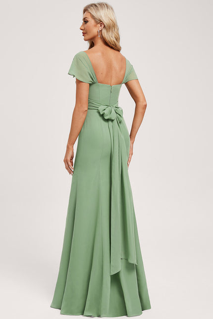 Robe Cérémonie Vert Élégant - gallery 8