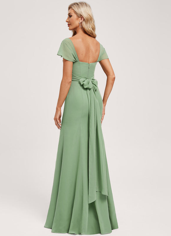 Robe Cérémonie Vert Élégant - gallery 8