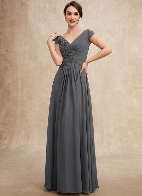 Robe Cérémonie Gris Perle Élégante - gallery 3
