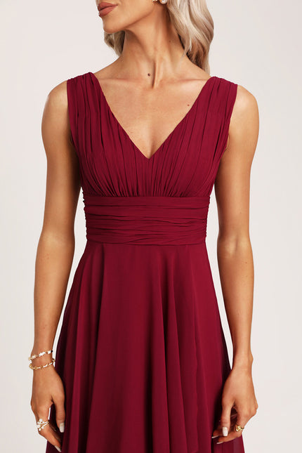 Robe Cérémonie Longue Volants Rose - gallery 4