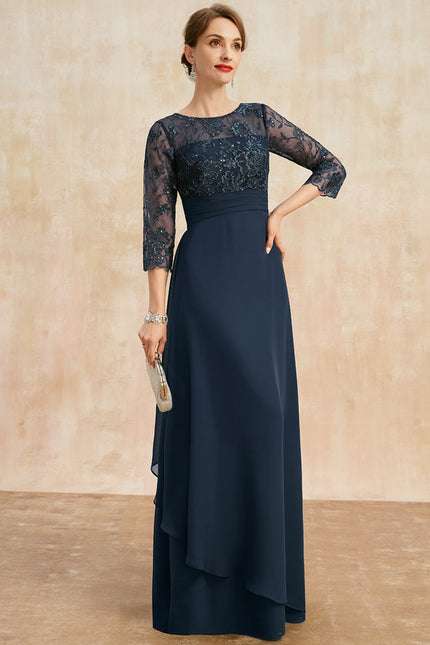 Robe Cérémonie Fluide Marine - gallery 3