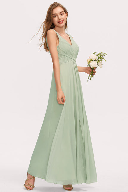 Robe Cérémonie Longue Volants Rose - gallery 5