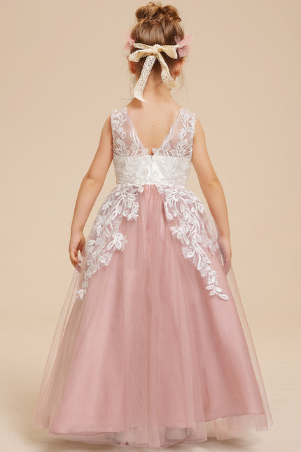 Robe Cérémonie Tulle Navy Floral - gallery 5