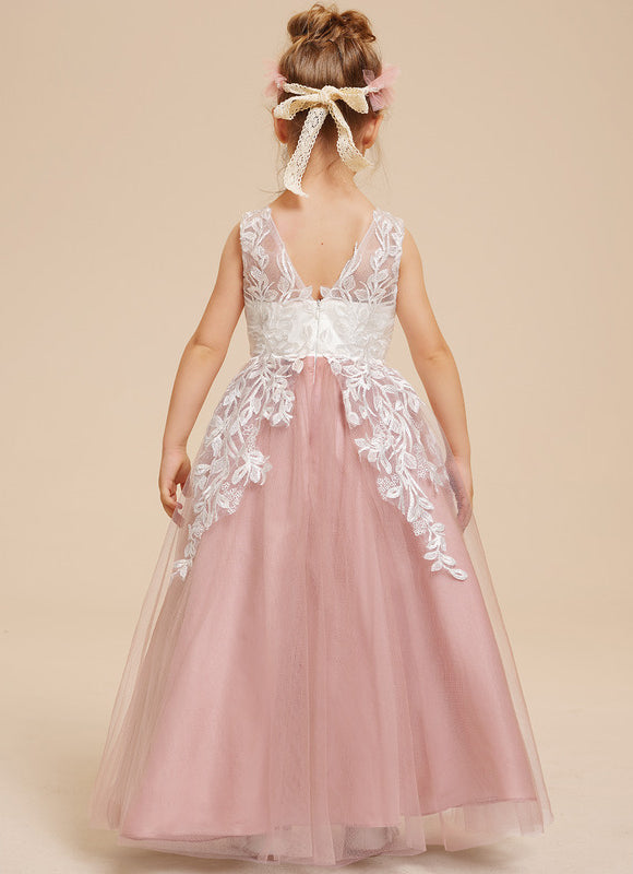 Robe Cérémonie Tulle Navy Floral - gallery 5