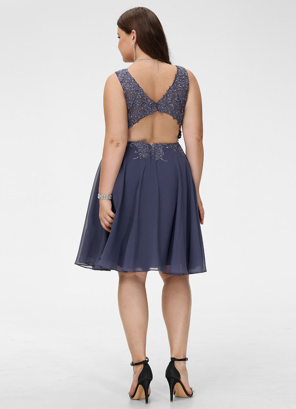 Robe Cérémonie Chiffon Brodée - gallery 8