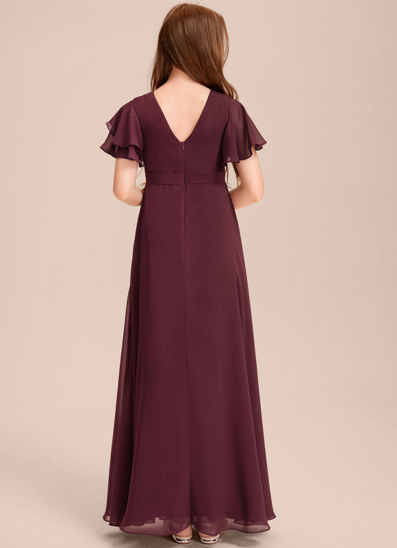 Robe Cérémonie Volants Bordeaux - gallery 4
