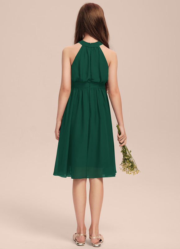 Robe Cérémonie Vert Émeraude Chic - gallery 1