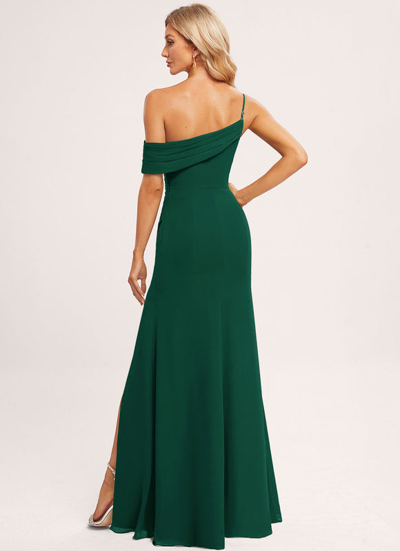 Robe Cérémonie Asymétrique Fluide - gallery 7