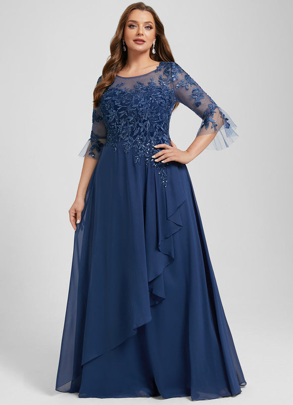 Robe Cérémonie Fluide Dentelle - gallery 8