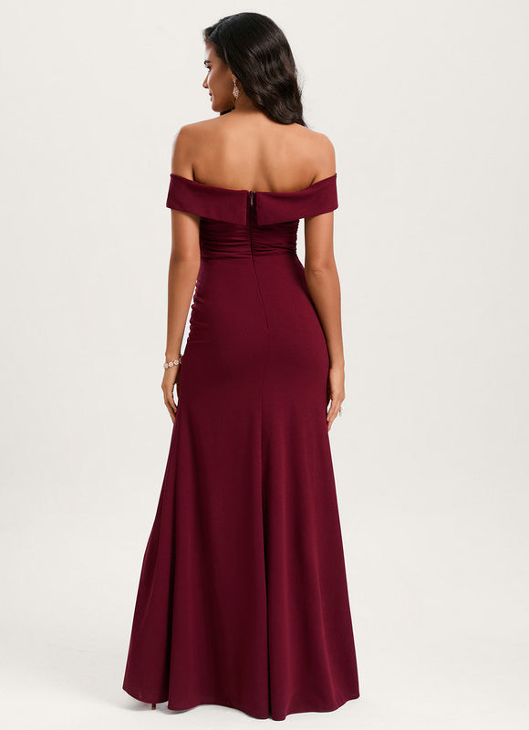 Robe Cérémonie Bordeaux Délicate - gallery 4