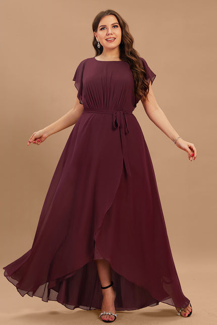 Robe Cérémonie Col Rond Volantée - gallery 4