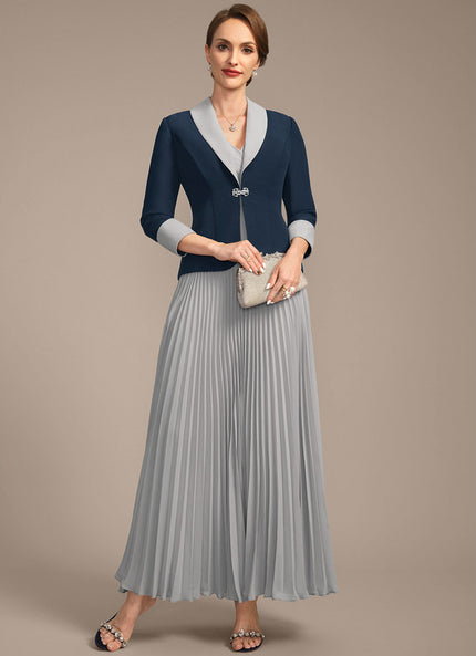 Robe Cérémonie Plissée Élégante