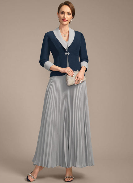 Robe Cérémonie Plissée Élégante