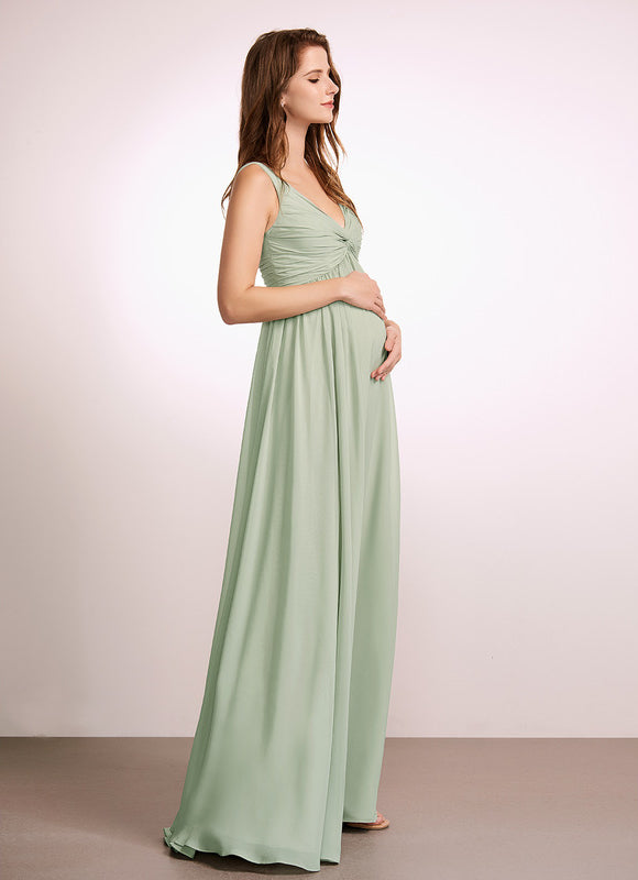 Robe Cérémonie Fluide Maternité - gallery 4