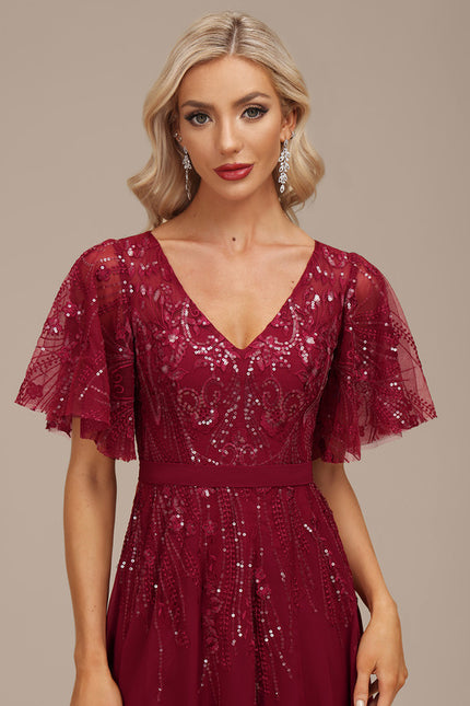Robe Cérémonie Longue Bleu Royal - gallery 3