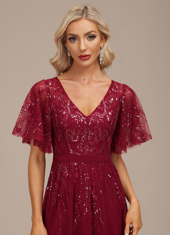 Robe Cérémonie Longue Bleu Royal - gallery 3