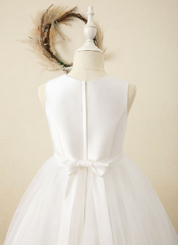 Robe Cérémonie Satinée Épure - gallery 3