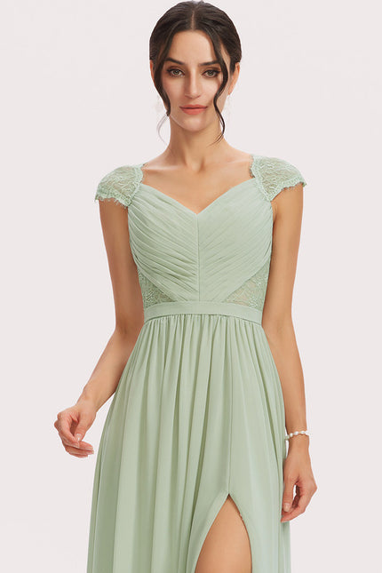 Robe Cérémonie Longue Rose Élégante - gallery 4