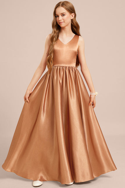 Robe Ceremonie Fille Beige - gallery 2