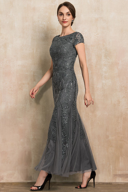 Robe Cérémonie Élégante Argentée - gallery 4