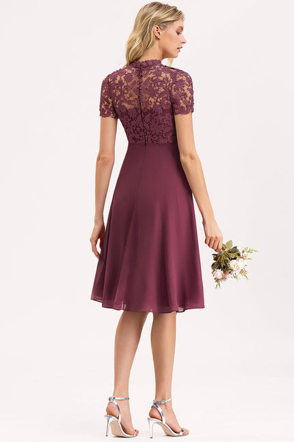 Robe Cérémonie Violet Élégant - gallery 4