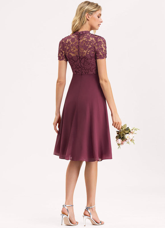Robe Cérémonie Violet Élégant - gallery 4