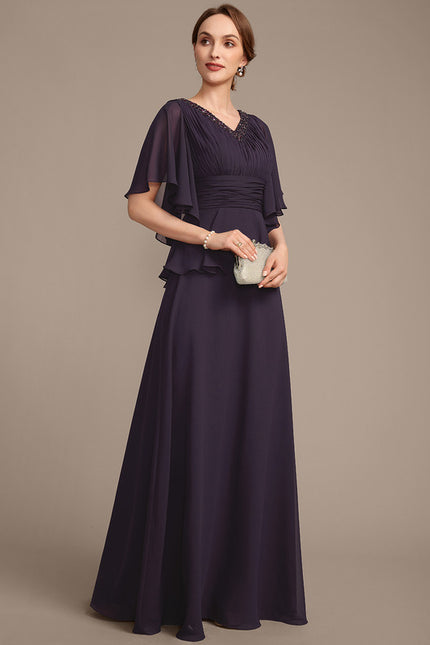 Robe Cérémonie Violette Fluide - gallery 5
