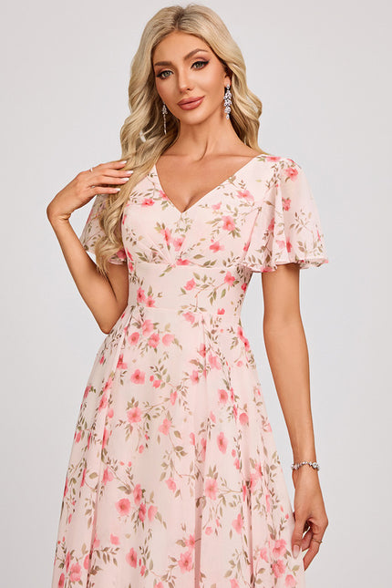 Robe Cérémonie Fluide Marine Élégante - gallery 4