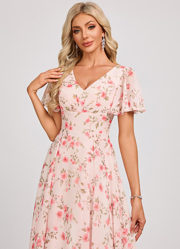 Robe Cérémonie Fluide Marine Élégante - gallery 4
