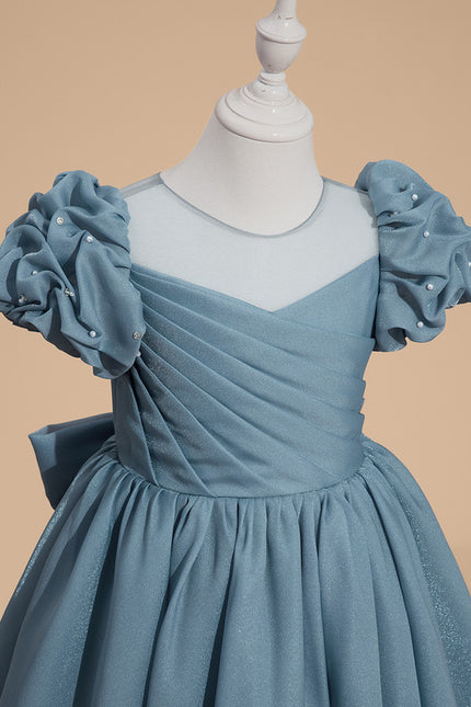 Robe Cérémonie Bleu Ciel Élégante - gallery 5