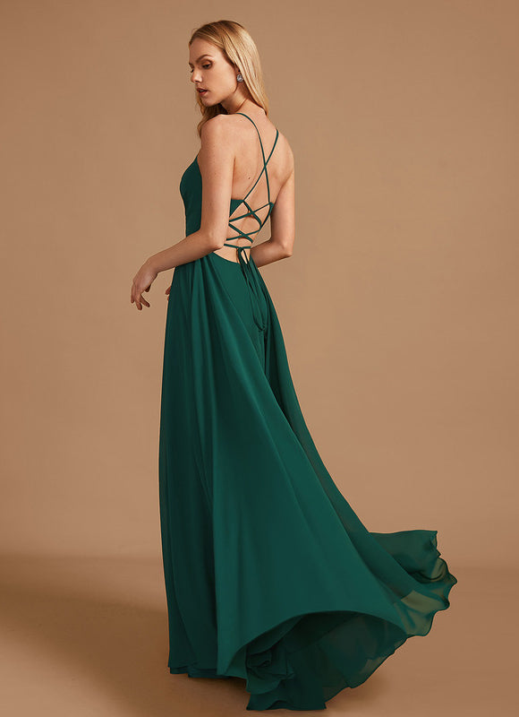 Robe Cérémonie Émeraude Flottante - gallery 6