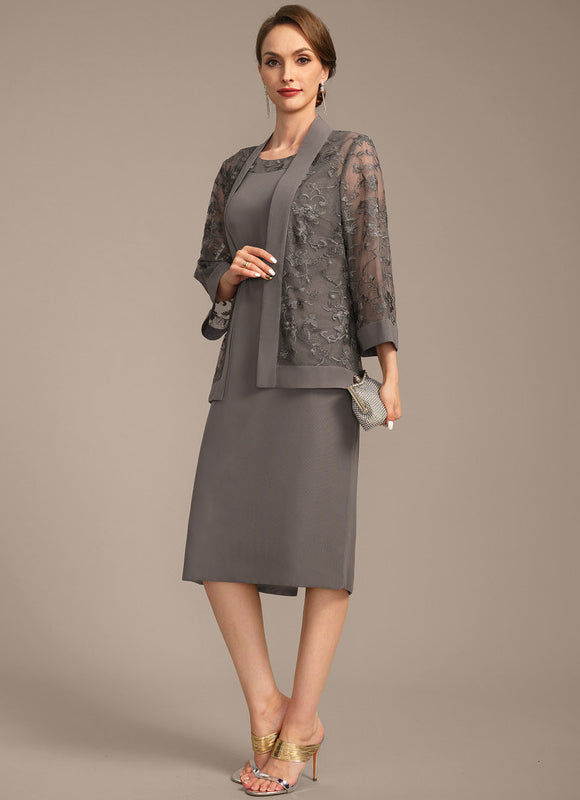 Robe Cérémonie Grise Élégante - gallery 4