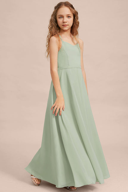 Robe Cérémonie Longue Vert Deau - gallery 4