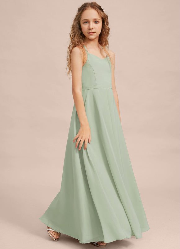 Robe Cérémonie Longue Vert Deau - gallery 4