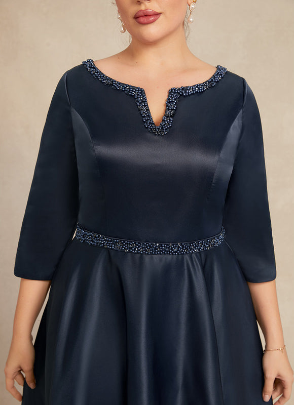 Robe Cérémonie Nuit Étoilée Satinée - gallery 7