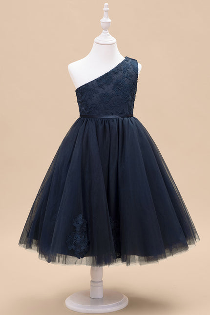 Robe Cérémonie Tulle Asymétrique