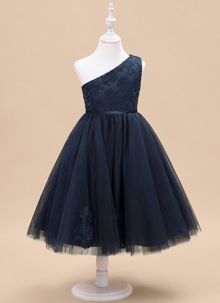 Robe Cérémonie Tulle Asymétrique