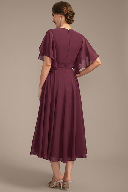 Robe Cérémonie Vaporeuse Bicolore Élégante - gallery 5