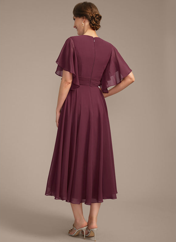 Robe Cérémonie Vaporeuse Bicolore Élégante - gallery 5