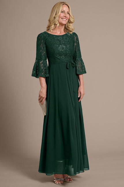 Robe Cérémonie Émeraude Fluide - gallery 5
