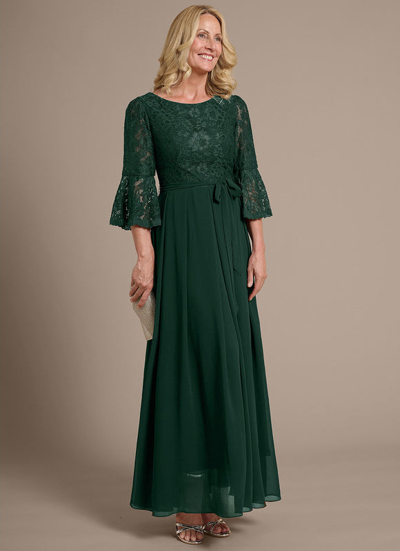 Robe Cérémonie Émeraude Fluide - gallery 5