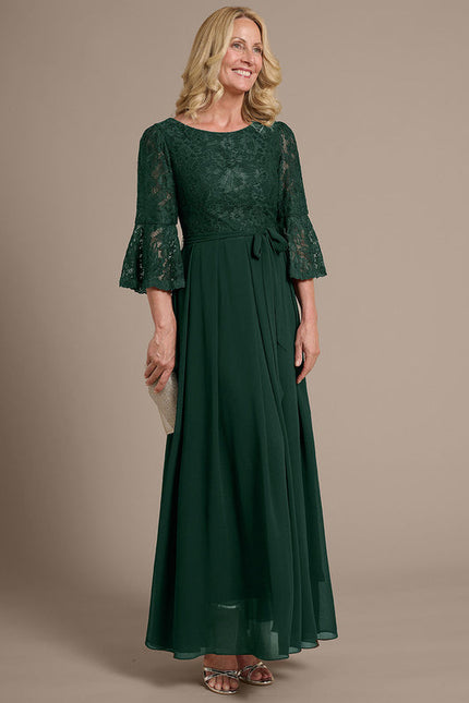 Robe Cérémonie Émeraude Fluide - gallery 5