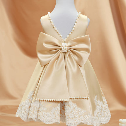 Robe Cérémonie Satinée Précieuse