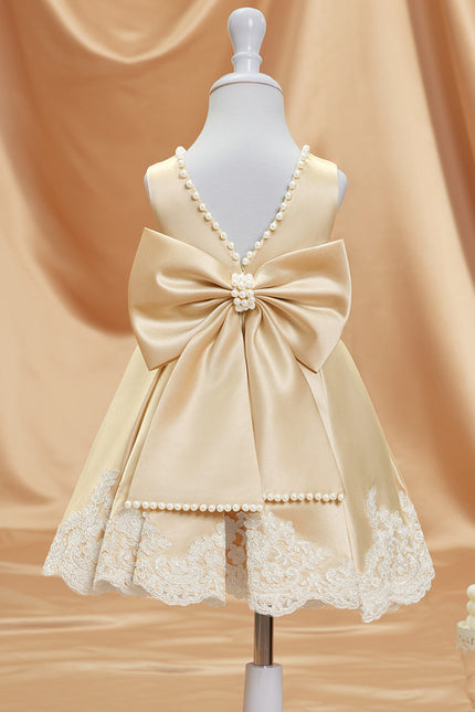 Robe Cérémonie Satinée Précieuse