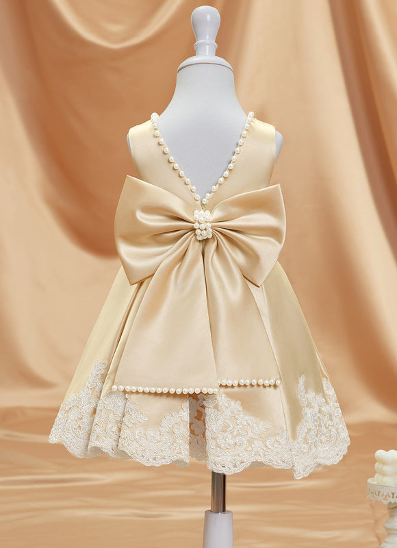 Robe Cérémonie Satinée Précieuse