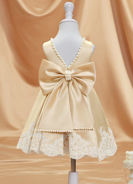 Robe Cérémonie Satinée Précieuse