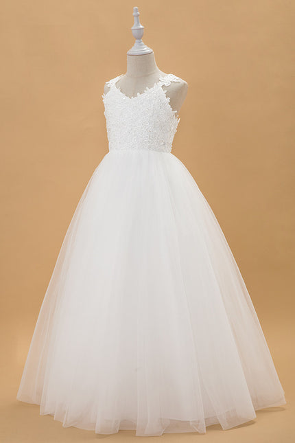 Robe Cérémonie Enchantée Blanc - gallery 4