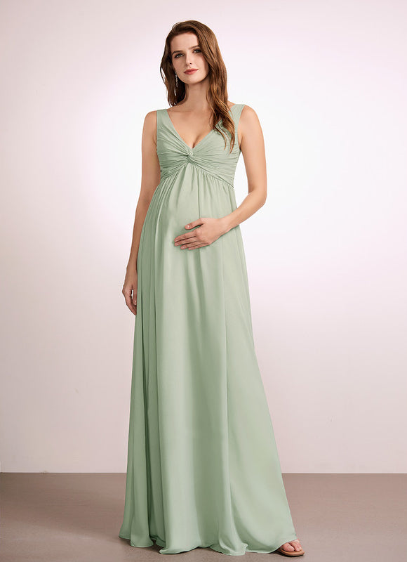 Robe Cérémonie Fluide Maternité - gallery 1