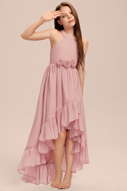 Robe Cérémonie Junior Rosée - gallery 5